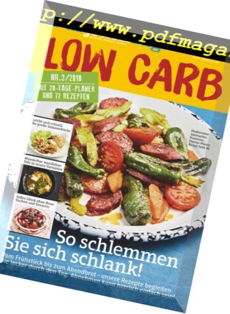 Fur jeden Tag Low Carb – Nr.3, 2018 Cover