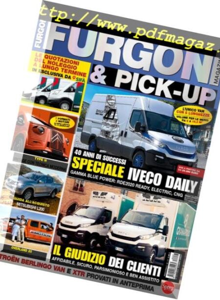 Furgoni Magazine – Dicembre 2018 – Gennaio 2019 Cover
