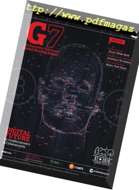 G7 Magazine – Summit Digital Future covering AI,CyberSecurity&Cryptocurrency 2018 Cover