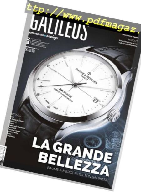 Galileus Watches – Settembre-Dicembre 2018 Cover