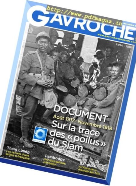 Gavroche Thailande – Novembre 2018 Cover
