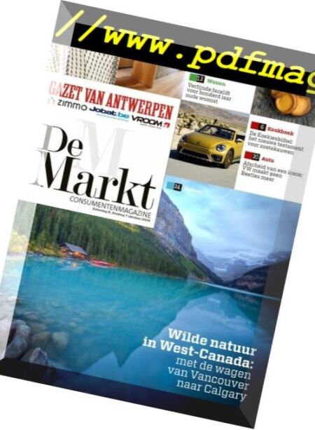 Gazet van Antwerpen De Markt – 06 oktober 2018 Cover