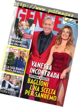 Gente Italia – 15 Dicembre 2018