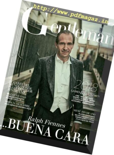 Gentleman Espana – diciembre 2018 Cover