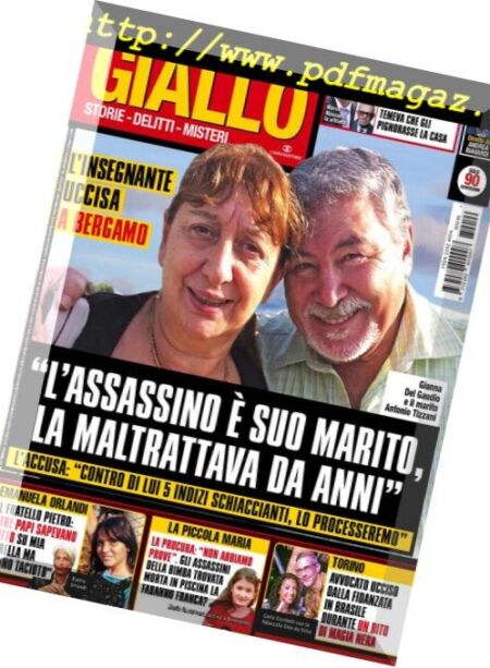 Giallo – 21 Novembre 2018 Cover