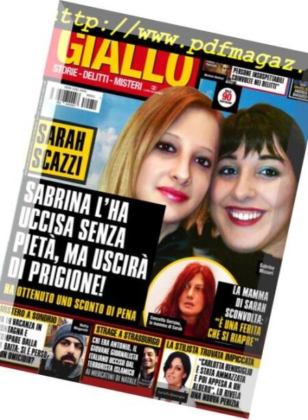 Giallo – 26 Dicembre 2018 Cover