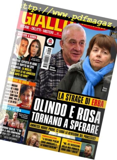 Giallo – 28 Novembre 2018 Cover