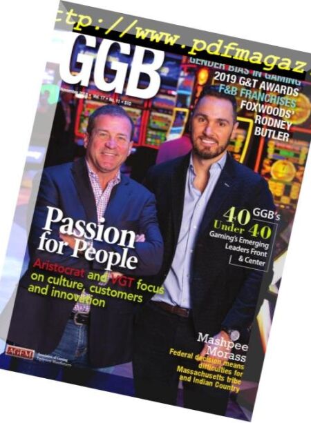 Global Gaming Business – November 2018 Cover