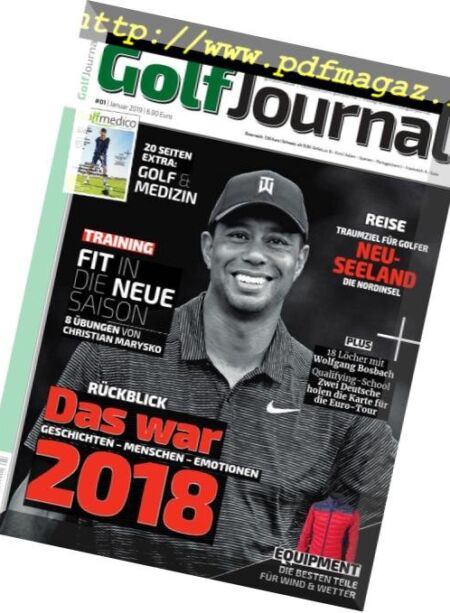 Golf Journal – Januar 2019 Cover