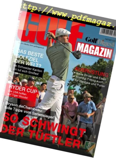 Golf Magazin – Oktober 2018 Cover