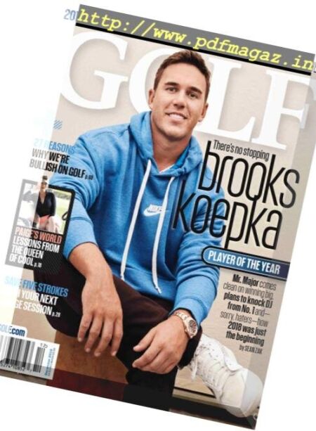 Golf Magazine USA – December 2018 Cover
