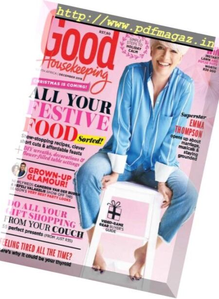 Good Housekeeping South Africa – December 2018 Cover