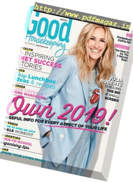 Good Housekeeping South Africa – January 2019 Cover