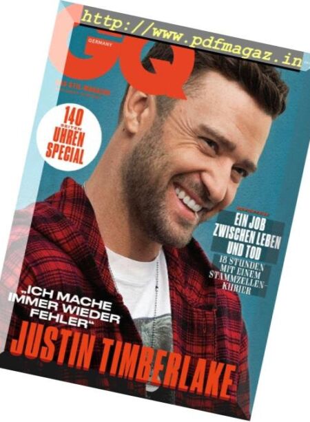 GQ Germany – November 2018 Cover