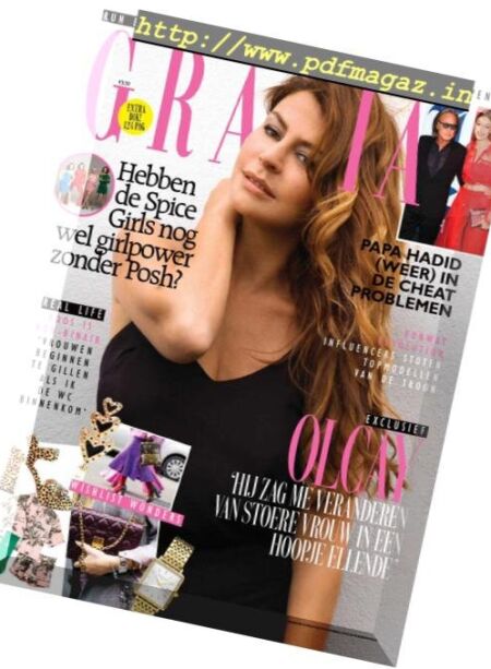 Grazia Netherlands – 14 november 2018 Cover