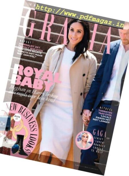 Grazia Netherlands – 24 oktober 2018 Cover