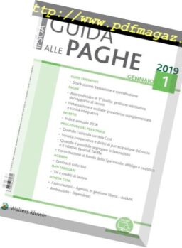 Guida alle paghe – Gennaio 2019