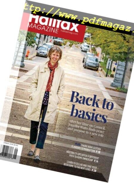 Halifax Magazine – November 2018 Cover