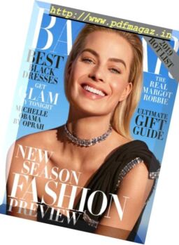 Harper’s Bazaar USA – December 2018