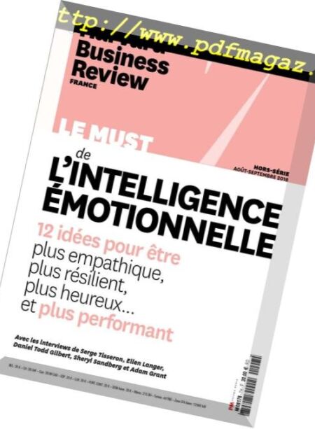 Harvard Business Review Hors-Serie – Aout-Septembre 2018 Cover