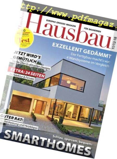 Hausbau – November-Dezember 2018 Cover