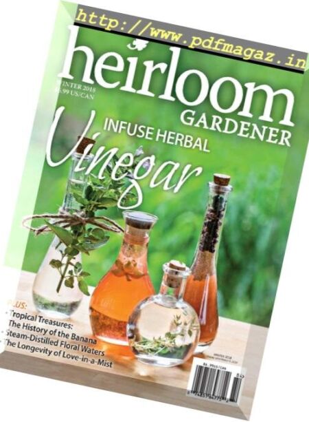 Heirloom Gardener – November 2018 Cover