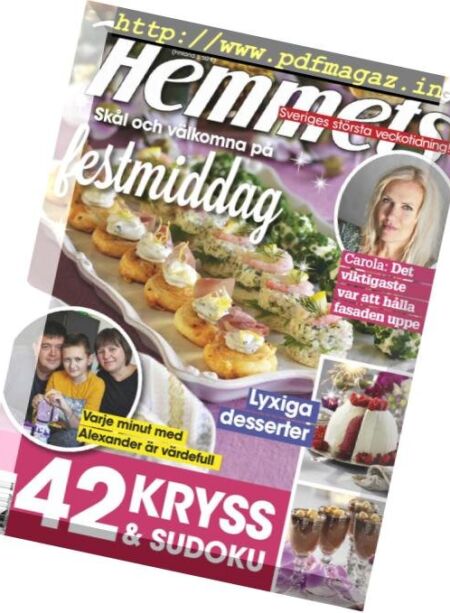 Hemmets Veckotidning – 18 december 2018 Cover