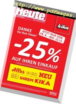 Heute – November 2018