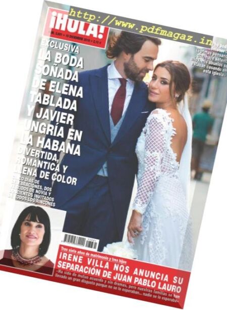 Hola! Espana – 19 diciembre 2018 Cover