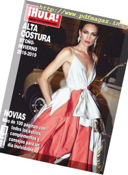 Hola! Fashion – Especial Alta Costura – noviembre 2018 Cover