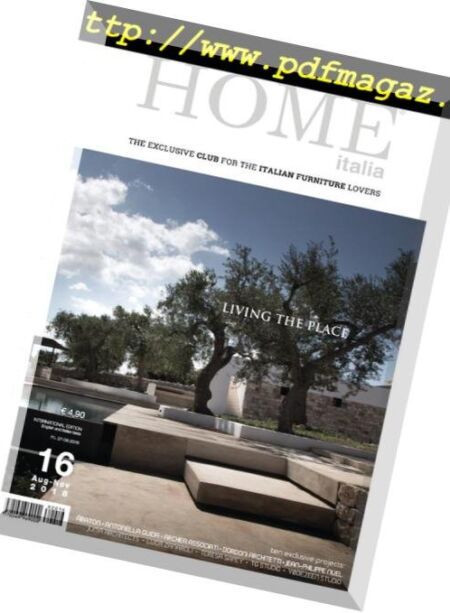 Home Italia – Agosto-Novembre 2018 Cover