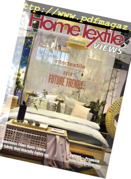 Home Textile Views – September 2018 Cover