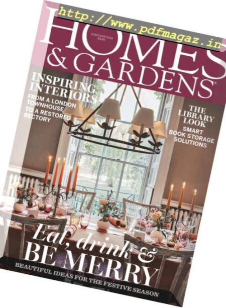 Homes & Gardens UK – January 2019 Cover