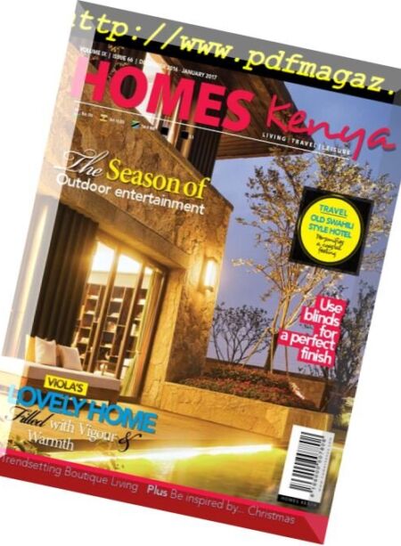 Homes Kenya – December 2016 Cover