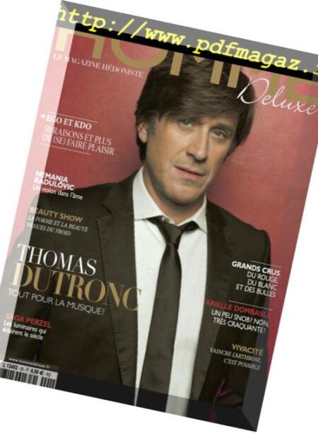Homme Deluxe – janvier 2019 Cover