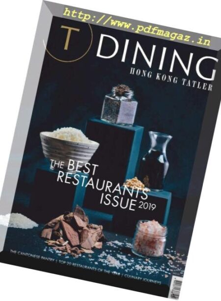 Hong Kong & Macau’s Best Restaurants English edition – November 2018 Cover