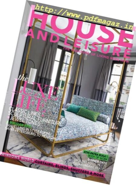 House and Leisure – November 2018 Cover