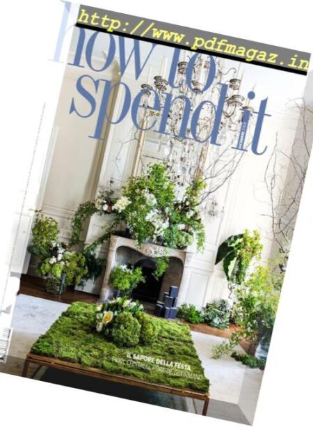 How to Spend It – Dicembre 2018 Cover