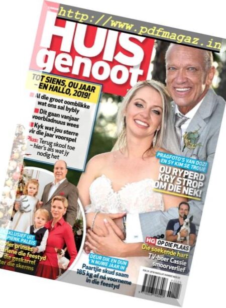 Huisgenoot – 03 Januarie 2019 Cover