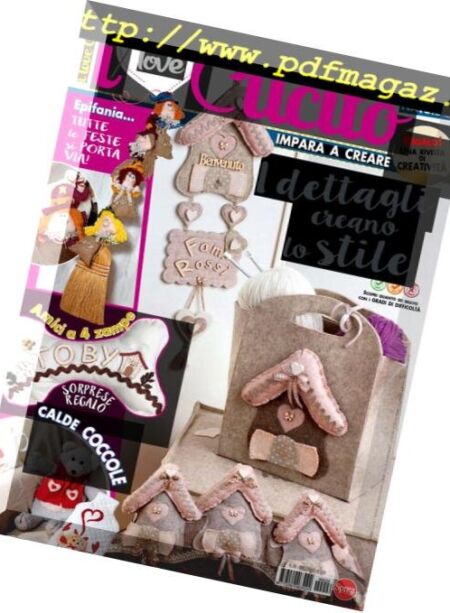 I Love Cucito – Dicembre 2018 – Gennaio 2019 Cover