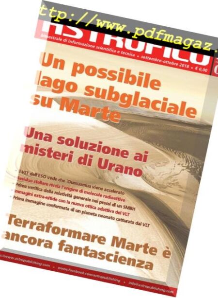 I’Astrofilo – Settembre-Ottobre 2018 Cover