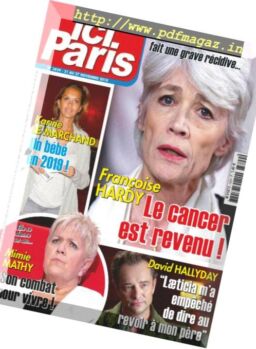 Ici Paris – 21 novembre 2018