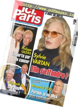 Ici Paris – 31 octobre 2018