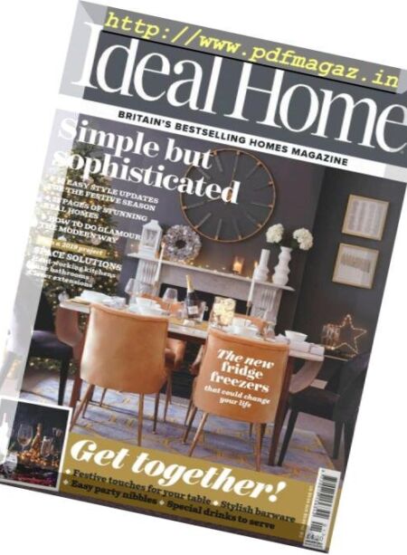 Ideal Home UK – January 2019 Cover