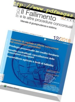 Il Fallimento – Dicembre 2018