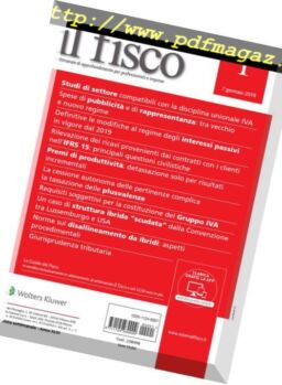 il fisco – Gennaio 2019