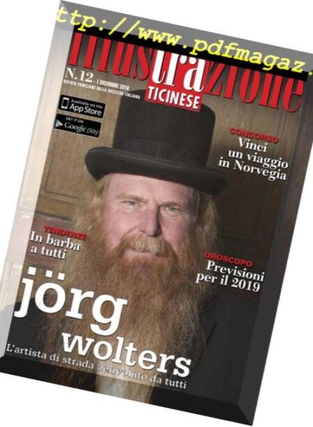 Illustrazione Ticinese – 1 Dicembre 2018 Cover