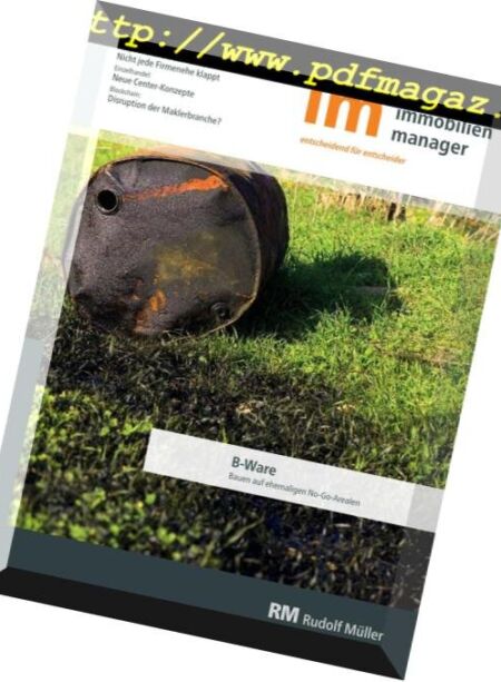 Immobilienmanager – Nr11, 2018 Cover