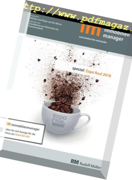 Immobilienmanager Special – Expo Real 2018 Cover