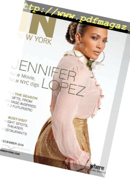 IN New York – December 2018 Cover